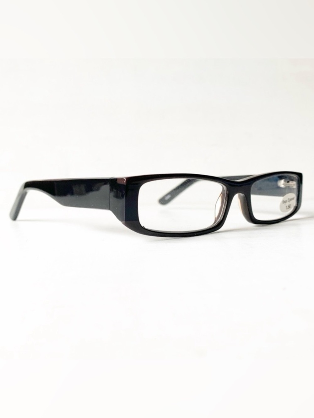 VTG +3.00 Skinny Reading Glasses Rectangular Acetate Petite Fit